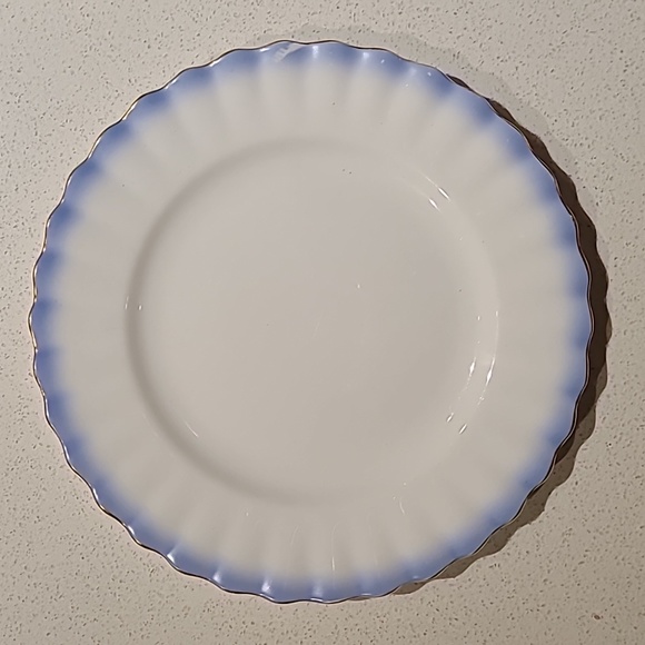 Vintage Royal Albert "Rainbow" blue bread and butter plates (set of 4) - Picture 2 of 12